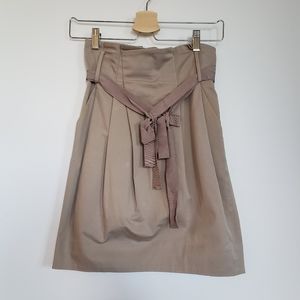 Babaton Taupe Skirt